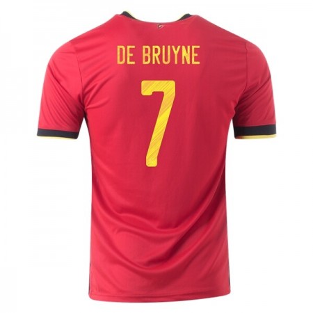 Billiga Fotbollströjor Belgien Kevin De Bruyne 7 Hjemma tröja EM 2020 Kortärmad